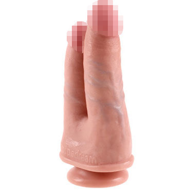 Pipedream King Cock Double Penetrator, телесный — фото 4
