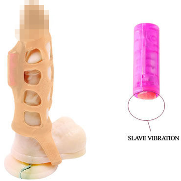 Baile Men Extension G-Spot Vibration, телесная - фото, отзывы