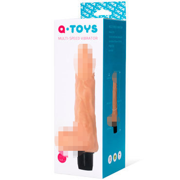Toyfa A-toys Multi-Speed Vibrator 19,8 см, телесный