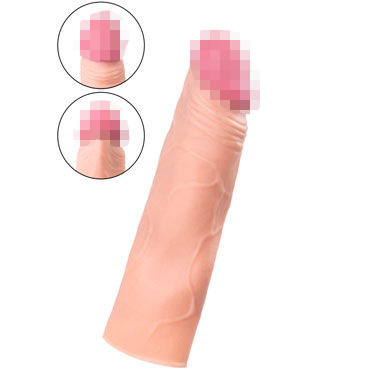 Toyfa A-toys Boost Насадка реалистичная, телесная - фото, отзывы