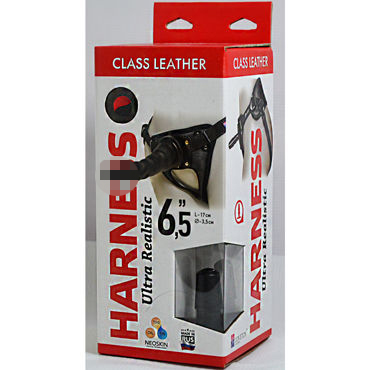 Биоклон Harness Ultra Realistic 17см, черный