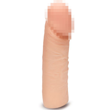 Пикантные Штучки Насадка на пенис 18 см, телесная