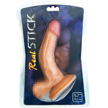 ToyFa RealStick Nude 14,5 см, телесный - фото, отзывы