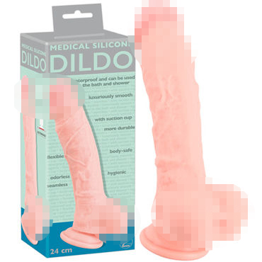 You2Toys Medical Silicone Dildo 24см, телесный