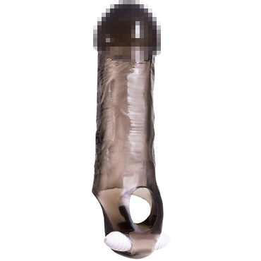 ToyFa Xlover Penis Extender, черная, Насадка с крупной головкой и вибрацией и другие товары ToyFa с фото