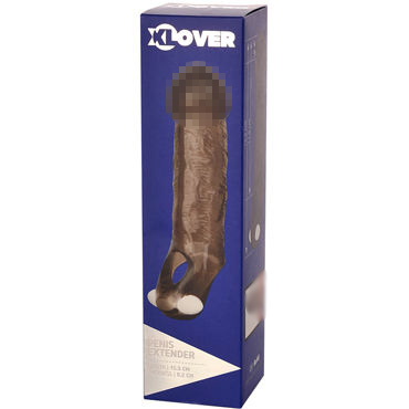 ToyFa Xlover Penis Extender, черная - подробные фото в секс шопе Condom-Shop