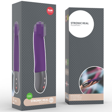 Fun Factory Stronic Real, фиолетовый, Пульсатор реалистичной формы и другие товары Fun Factory с фото