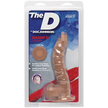 Doc Johnson The D Ragin' D 7,5, светло-коричневый