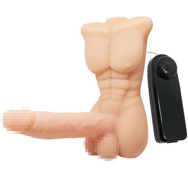 Baile Temptation Bigger Man Вибратор-реалистик, телесный - С мини-торсом - купить в секс шопе