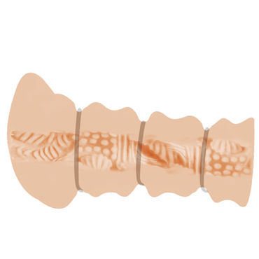 Новинка раздела Секс игрушки - Baile Crazy Bull Rossi Flesh 3D, телесный