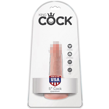 PipeDream King Cock 5" Cock, телесный — фото 1