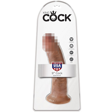 PipeDream King Cock 9" Cock, загорелый — фото 1