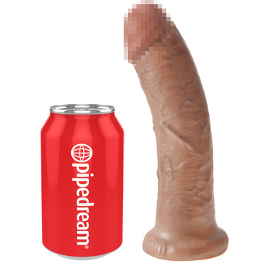 PipeDream King Cock 8" Cock, загорелый — фото 2