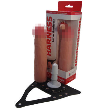 Биоклон Насадка-фаллоимитатор с поясом Harness, Реалистичной формы