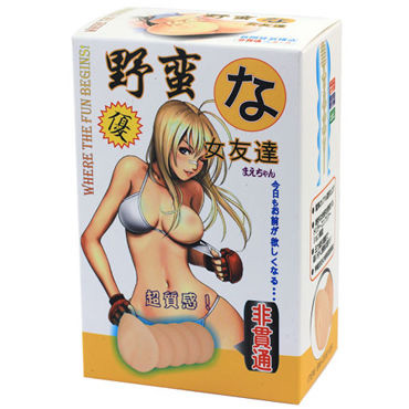 Baile мастурбатор рельефной формы - С виброэлементом - купить в секс шопе