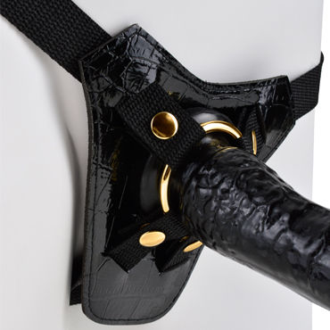 Pipedream Gold Designer Strap-On, Дизайнерский страпон с креплением и другие товары Pipedream с фото
