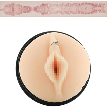 Pornstar Pierced Pussy - Jessica Jaymes, телесный/черный - Копия вагины порно-звезды Джессики Джеймс - купить в секс шопе