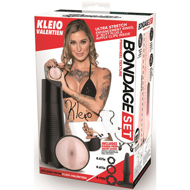Pornstar Bondage Set - Kleio Valentien, телесный/черный - фото, отзывы
