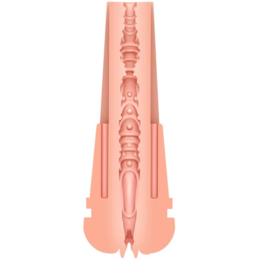 Pornstar Bondage Set - Kleio Valentien, телесный/черный - Копия вагины порно-звезды Клейо Валентьен с набором для бондажа - купить в секс шопе