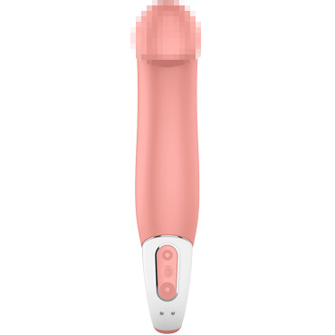 Satisfyer Vibes Master, телесный - Крупный вибратор с выраженной головкой - купить в секс шопе