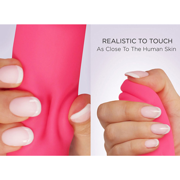 Gvibe Gjay, розовый, Вибратор из нежного материала и другие товары Gvibe с фото