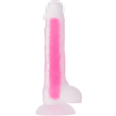 Toyfa Beyond Peter Glow, прозрачно-розовый, Светящийся в темноте фаллоимитатор и другие товары ToyFa с фото