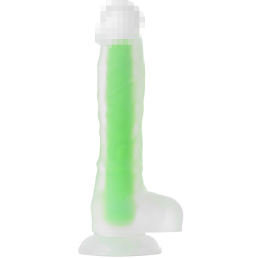 Toyfa Beyond Wade Glow, прозрачно-зеленый, Светящийся в темноте фаллоимитатор и другие товары ToyFa с фото