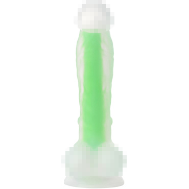 Toyfa Beyond Dick Glow, прозрачно-зеленый, Светящийся в темноте фаллоимитатор и другие товары ToyFa с фото