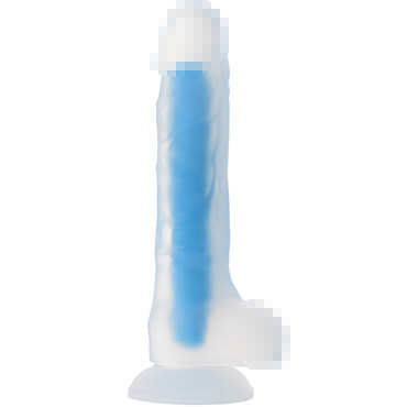 Toyfa Beyond Matt Glow, прозрачно-синий, Светящийся в темноте фаллоимитатор и другие товары ToyFa с фото