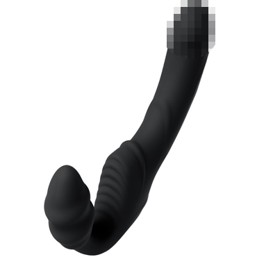 Toyfa Black & Red Strapless Strap-On, чёрный