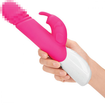 Rabbit Essentials Thrusting Rabbit Vibrator, розовый - фото, отзывы