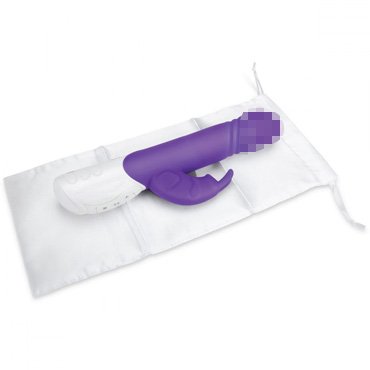 Rabbit Essentials Thrusting Rabbit Vibrator, фиолетовый, Кролик-вибратор с толкающей головкой и другие товары Rabbit Company с фото