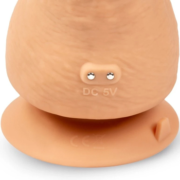 Gvibe Greal, телесный - Реалистичный вибратор с возможностью беспроводного управления - купить в секс шопе