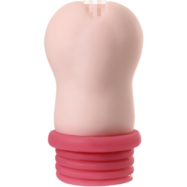 Magic Eyes Akuma no Wareme, телесный - Мастурбатор реалистичный с двойным слоем и управлением силой стимуляции - купить в секс шопе