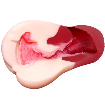 Magic Eyes Gokusai Uterus, телесный, Мастурбатор реалистичный с выпадающей маткой и другие товары Magic Eyes с фото