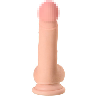 Toyfa RealStick Elite Vibro Alfonso, телесный - Реалистичный вибратор с присоской - купить в секс шопе