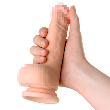 Toyfa RealStick Elite Vibro Alfonso, телесный, Реалистичный вибратор с присоской и другие товары ToyFa с фото