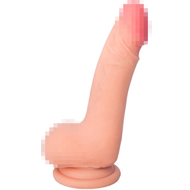 Toyfa RealStick Elite Dildo Nathan, телесный - Реалистичный фаллоимитатор с присоской - купить в секс шопе