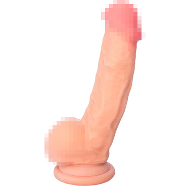 Toyfa RealStick Elite Dildo Damon, телесный - Реалистичный фаллоимитатор с присоской - купить в секс шопе