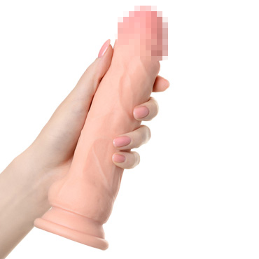 Toyfa RealStick Elite Dildo Richard, телесный - Реалистичный фаллоимитатор с присоской - купить в секс шопе