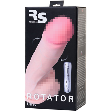 Toyfa RealStick Elite Rotator Ulric, телесный - подробные фото в секс шопе Condom-Shop