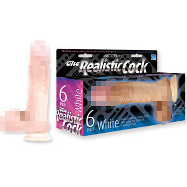 Doc Johnson Realistic Cock 15,5 см, телесный