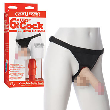 Doc Johnson Vac-U-Lock UR3 Ultra Harness, 15 см