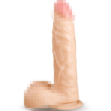Brazzers Большой фаллоимитатор 22 см, телесный