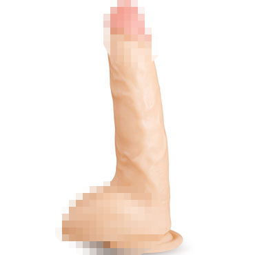 Brazzers Большой фаллоимитатор 24 см, телесный, С присоской в основании