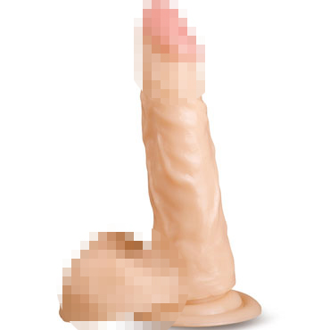 Brazzers Реалистичный фаллоимитатор 18.5 см, телесный, С присоской в основании