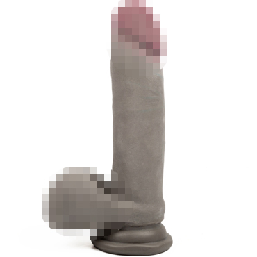 Пикантные штучки Фаллоимитатор на присоске 20 см, графитовый