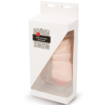 Пикантные штучки Реалистичная вагина 15х3.5 см, телесный - Из реалистичного материала - купить в секс шопе