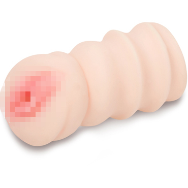 Пикантные штучки Рельефный мастурбатор-вагина 11.5х5 см, телесный