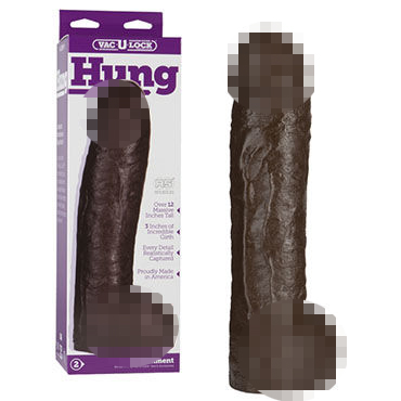 Doc Johnson Vac-U-Lock Hung, коричневый, Насадка для трусиков увеличенного размера
